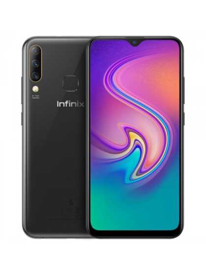 هاتف انفينكس S4 infinix S4  التصميم الأنيق من البلاستيك اللامع مع خلفية ألوان مشرقة تعطي المزيد من الإشراق بين اللون الأزرق والرمادي والبنفسجي مع شاشة كبيرة الحجم وحواف نحيفة ووزن مثالي سهل الحمل.