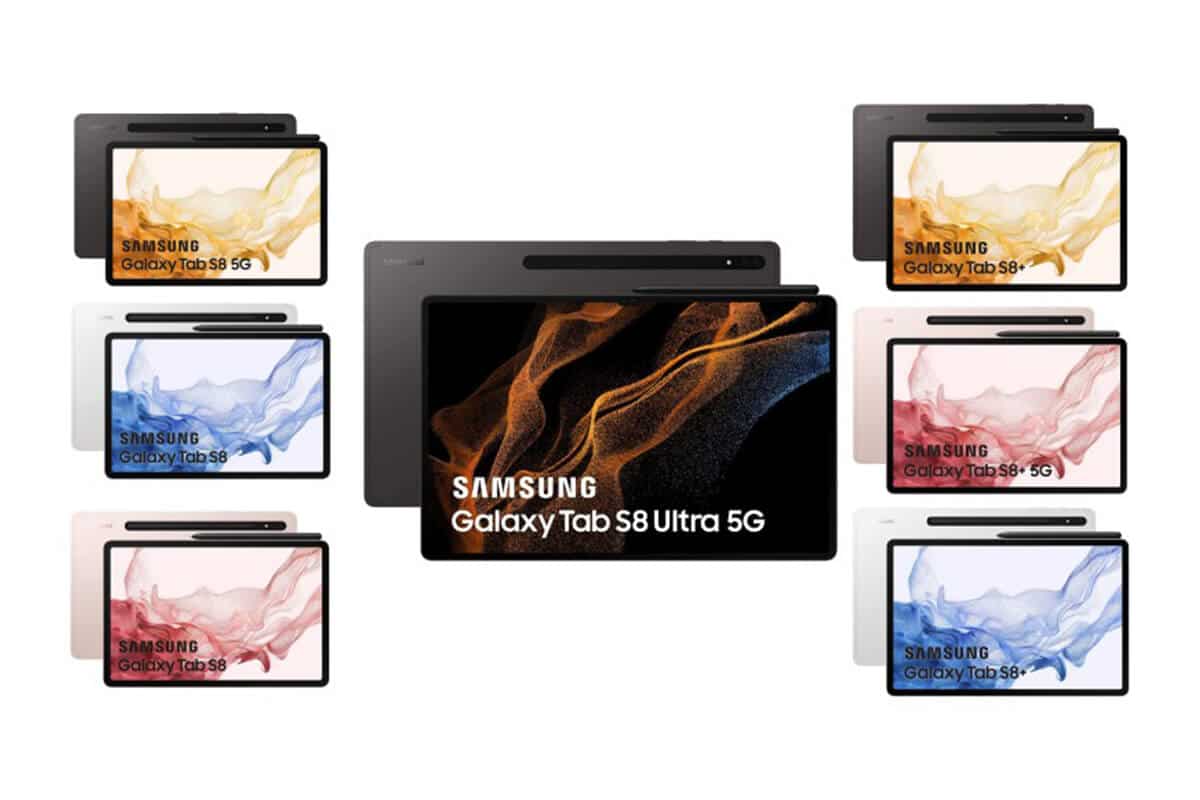 الوان تابلت سامسونج جالاكسي S8 الترا Samsung Galaxy Tab S8 ultra
