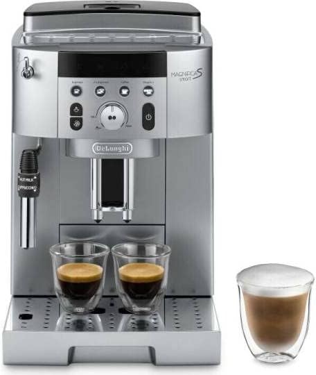 تعد من افضل ماكينات تحضير القهوة حيث تأتى بالعديد من المزايا المتطورة التى تجعلها قادرة على انجاز قهوتك بشكل افضل وطعم مميز وايضا يمكن  اعداد كوبين من القهوة في نفس الوقت بها اعداد الفوم ومطحنة ولكن يعيبها ان سعرها مرتفع وحجمها كبير وتحتاج لتنظيف بشكل دورى .