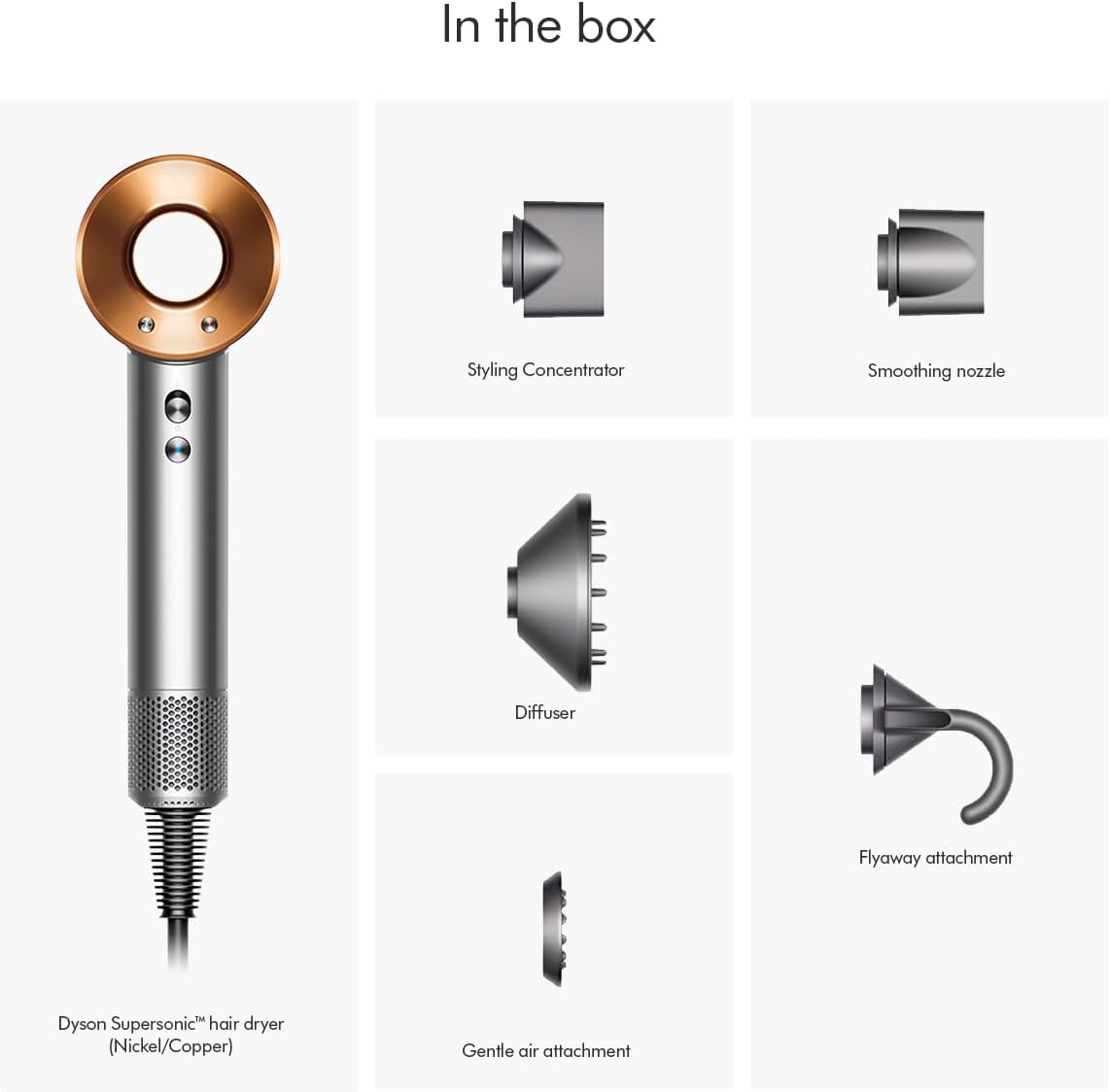 يعتبر من افضل المجففات للشعر ولكنه غير منتشر في مصر بشكل كبير لذلك يتردد الكثير عند شراؤه وخصوصا بسبب غلاء سعره يحتوى على العديد من المزايا التى تجعله مميز ويعمل على التجفيف السريع للشعر ولكن يعيبه انه لا يعمل على فرد  الشعر اذا اردتى هذا وانه مخصص فقط للتجفيف وحماية الشعر من الحرارة العالية .