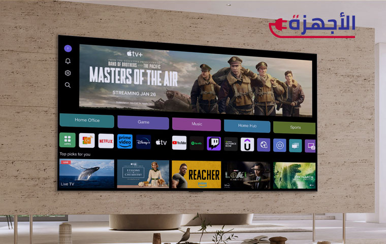 تصميمات شاشات إل جي العصرية