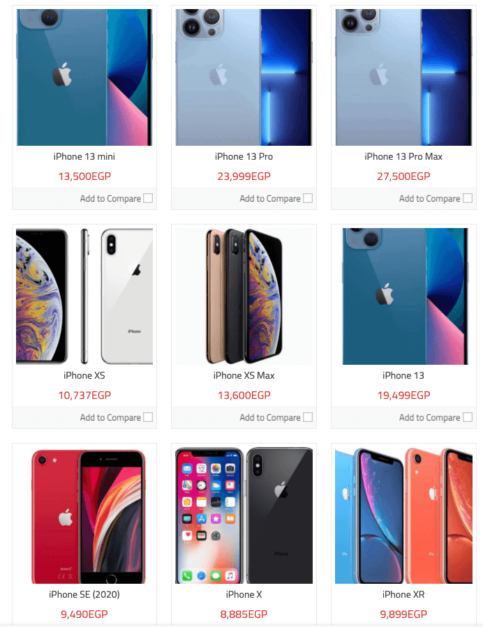 اسعار موبايلات ايفون في مصر