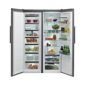 ثلاجة ويرلبول 410 لتر مع فريزر 260 لتر SW8 AM2 D XR + UW8F2DXBIN