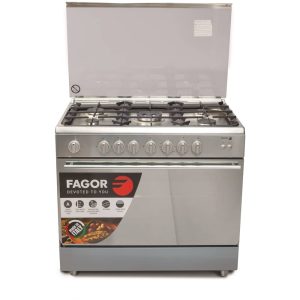 بوتاجاز فاجور 5CF970 غاز 5 شعلة 90×60 سم ستانلس ستيل
