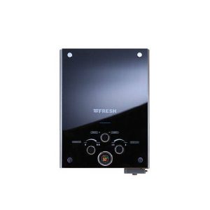 سخان مياه غاز فريش Crystal Black سعة 6 لتر بالادابتر