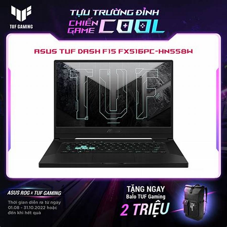 لاب توب أسوس TUF Dash F15 FX516PC 15.6 بوصة FHD 144Hz