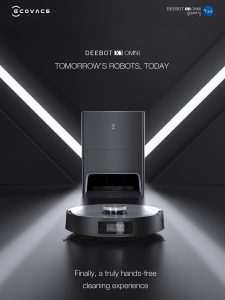 مكنسة روبوت إيكوفاكس DEEBOT X1 OMNI DEX11 حتى 5000Pa