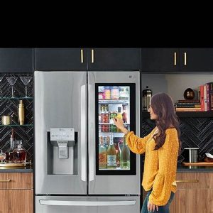 ثلاجة إل جي InstaView Door-in-Door 618 لتر GC-X247CSBV 618 لتر / 22 قدم مكعب تقريباً